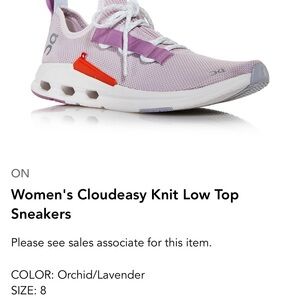 On Running Women's Cloudeasy Knit Sneakers - Lavender and Coral